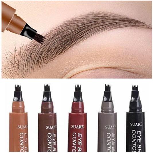 Très Belle Microblade Brow Pen – 4-Tip Hair-Stroke Eyebrow Pen