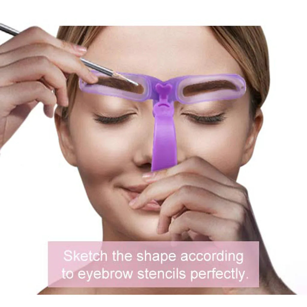 Très Belle Brow Mapping Stencils – 8-In-1 Shaping Set