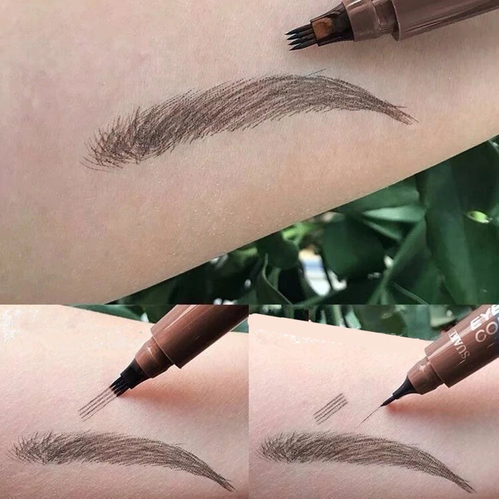 Très Belle Microblade Brow Pen – 4-Tip Hair-Stroke Eyebrow Pen
