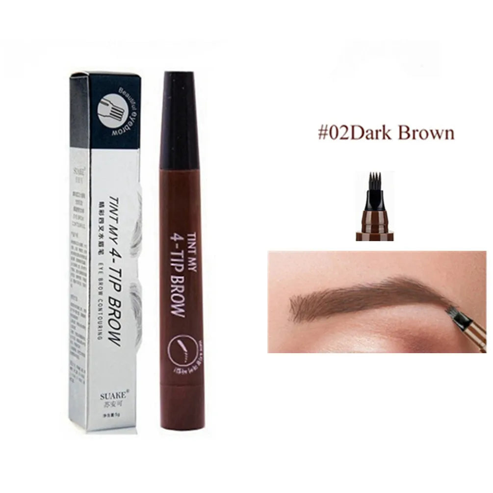 Très Belle Microblade Brow Pen – 4-Tip Hair-Stroke Eyebrow Pen